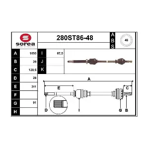 280ST86-48 STARTCAR