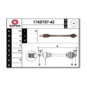 174ST87-42 STARTCAR