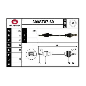 309ST87-60 STARTCAR
