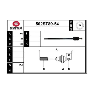 502ST89-54 STARTCAR