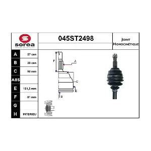 045ST2498 STARTCAR