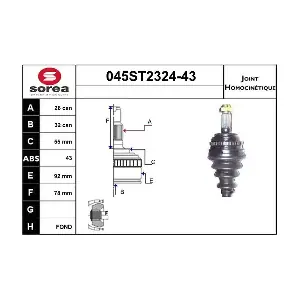 045ST2324-43 STARTCAR