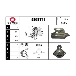 STARTCAR 980ST11 Стартер