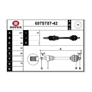 697ST87-42 STARTCAR