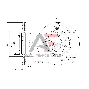 AUTO FRANCE PARTS 22-0018C