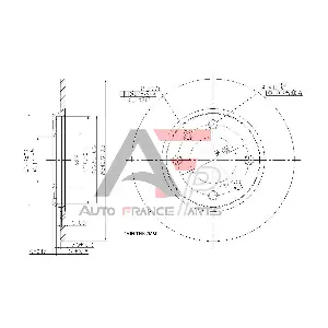AUTO FRANCE PARTS 22-0016C