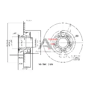 AUTO FRANCE PARTS 22-0028C