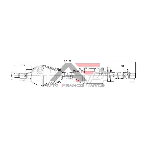 AUTO FRANCE PARTS 16-0004C
