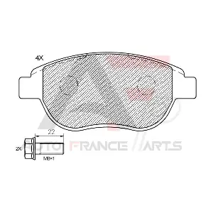 AUTO FRANCE PARTS 21-0017C