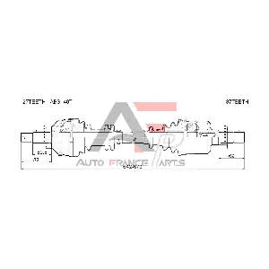 AUTO FRANCE PARTS 16-0040C