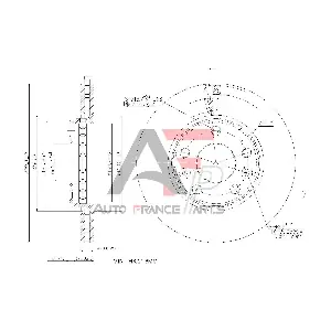 AUTO FRANCE PARTS 22-0017C