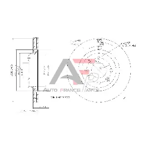 AUTO FRANCE PARTS 22-0004C