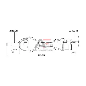 AUTO FRANCE PARTS 16-0036C