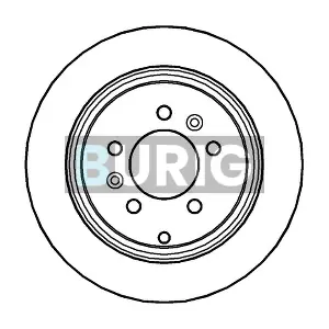 Burig B010840 Гальмівний диск