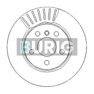 Burig B010410 Гальмівний диск