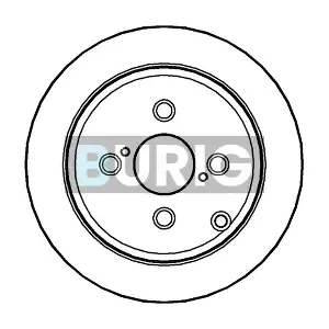 Burig B010506 Гальмівний диск