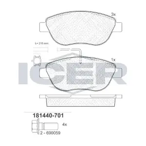 ANDEL 181440-701