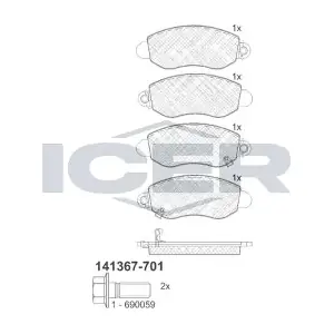 ANDEL 141367-701