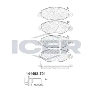 ANDEL 141498-701