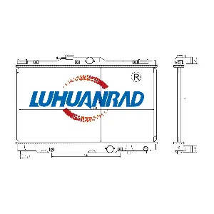LUHUANRAD 101-3558 Радіатор, система охолодження двигуна