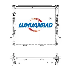 LUHUANRAD 101-1100 Радіатор, система охолодження двигуна