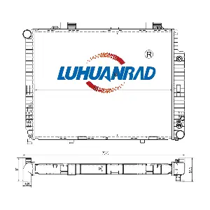 LUHUANRAD 101-2449 Радіатор, система охолодження двигуна