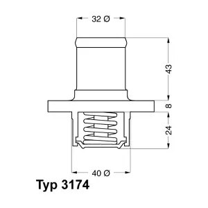 3174.89D BorgWarner (Wahler)
