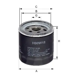 HENGST FILTER H90W18