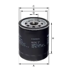 HENGST FILTER H208W02