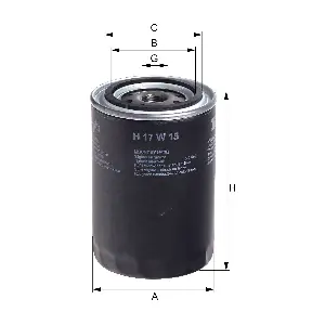 HENGST FILTER H17W15