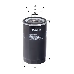 HENGST FILTER H14W17