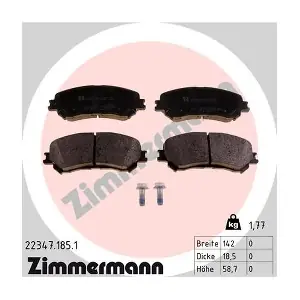 ZIMMERMANN 22347.185.1 Комплект гальмівних накладок дискового стоянкового гальма