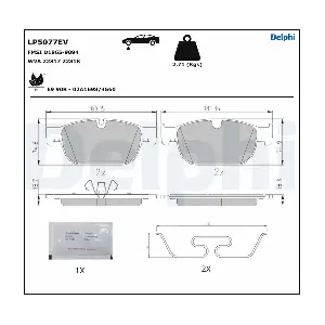 DELPHI LP5077EV