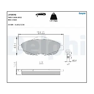 DELPHI LP2070