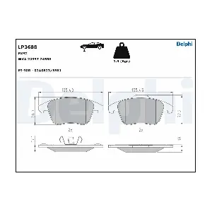 DELPHI LP3688