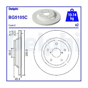 DELPHI BG5105C