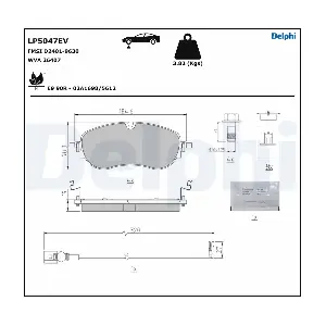 DELPHI LP5047EV