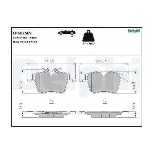 DELPHI LP5025EV