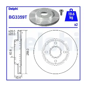 DELPHI BG3359T