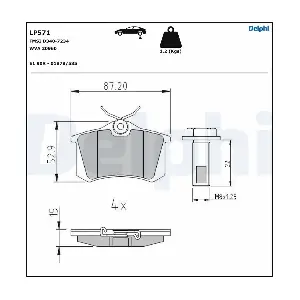 DELPHI LP57117B1