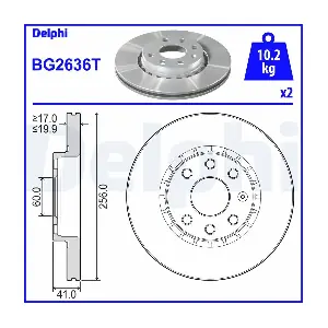 DELPHI BG2636T