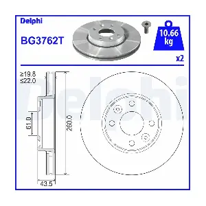 DELPHI BG3762T