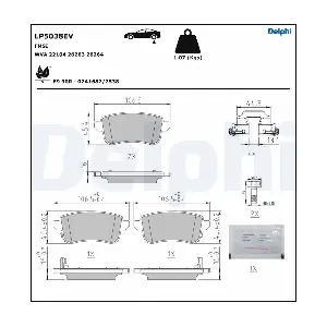 DELPHI LP5038EV