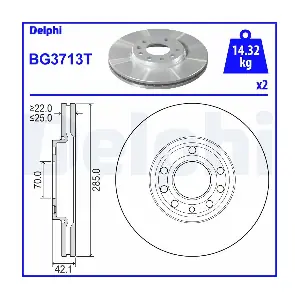 DELPHI BG3713T