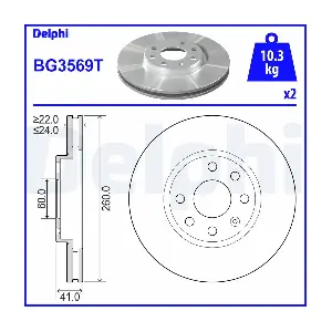 DELPHI BG3569T