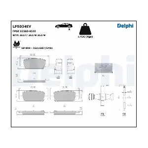 DELPHI LP5034EV