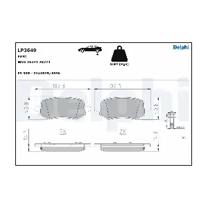 DELPHI LP3649