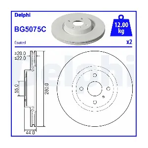 DELPHI BG5075C