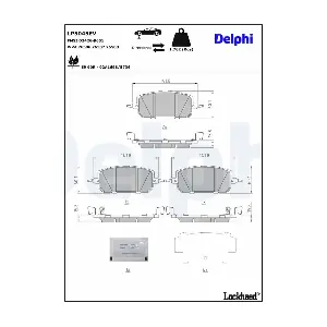 DELPHI LP5045EV