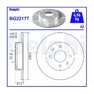 DELPHI BG2217T